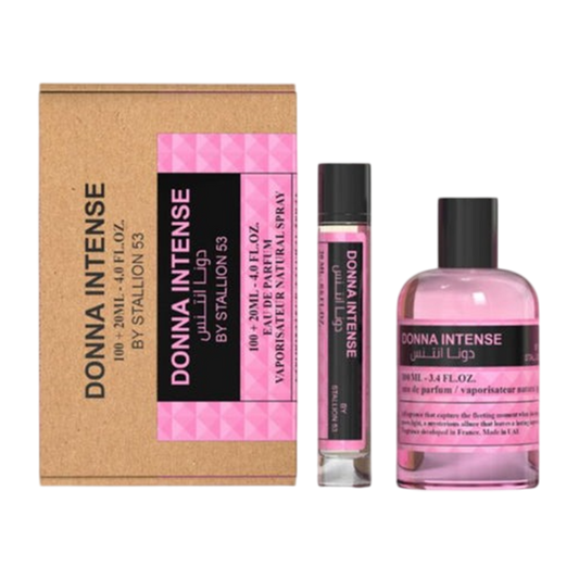 EMPER SET DONNA INTENSE WOMEN 2 PCS 3.4 OZ EDP SP + 0.6 OZ EDP SP