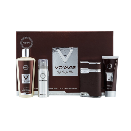 ARMAF SET 4 PCS VOYAGE BROWN 3.4 OZ EDP SP