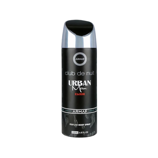 ARMAF BODY SPRAY CLUB DE NUIT URBAN ELIXIR MEN  6.8 OZ.