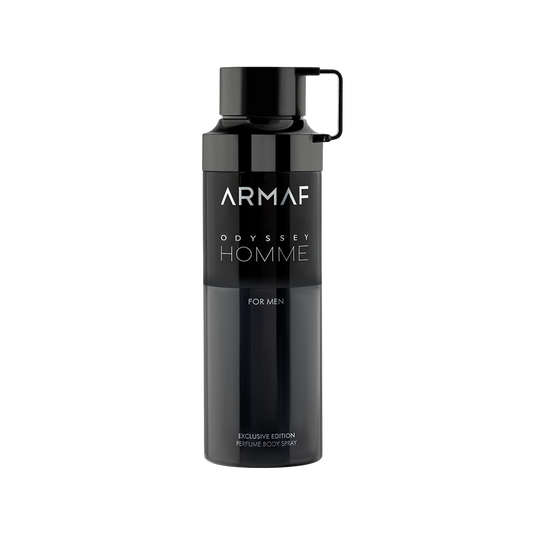 ARMAF BODY SPRAY ODYSSEY HOMME BLACK MEN 6.8 OZ.