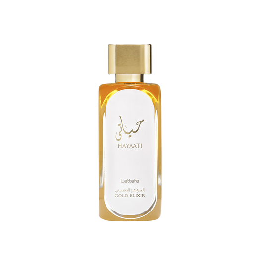 LATTAFA HAYAATI GOLD ELIXIR UNISEX 3.4 OZ. EDP SP