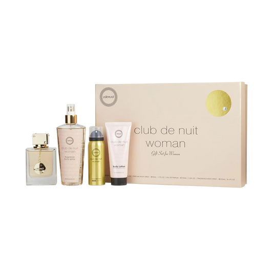 ARMAF SET CLUB DE NUIT WOMEN  3 PCS 3.4 OZ BODY LOTTION 3.4 OZ DEO STICK