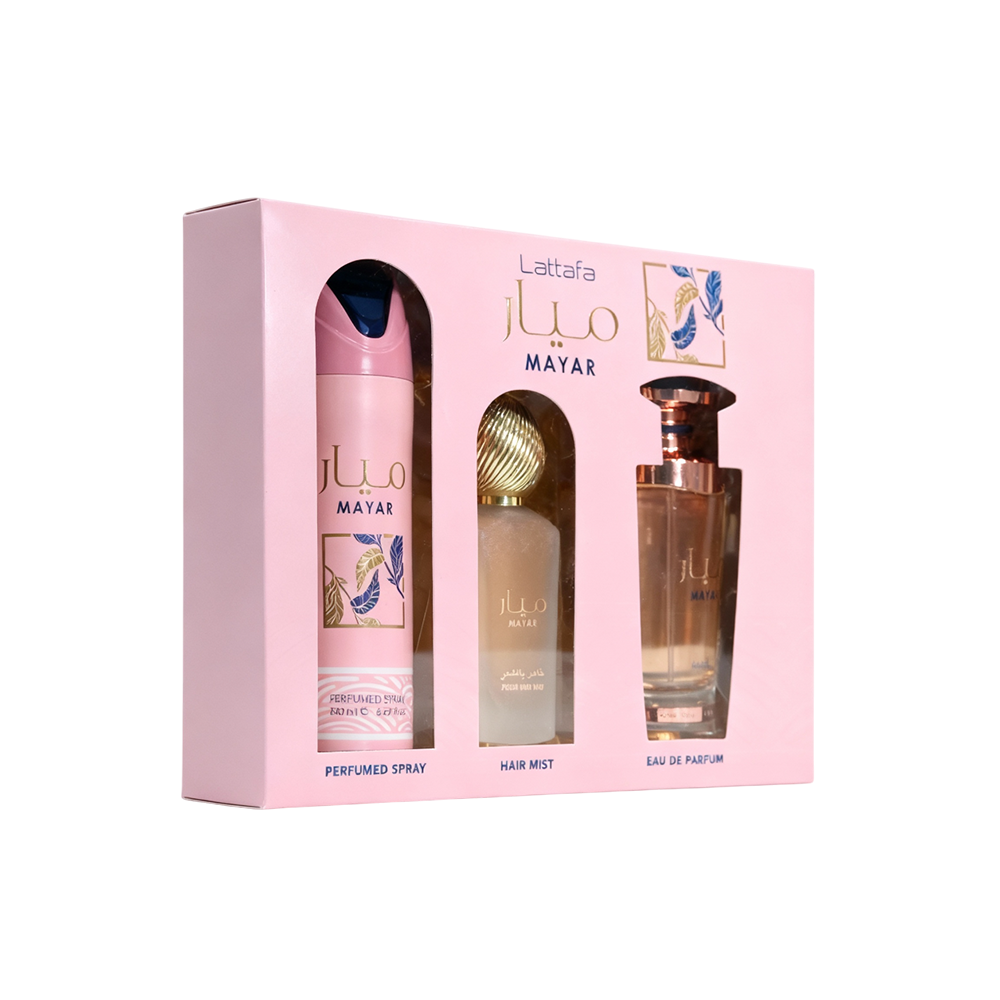 LATTAFA SET MAYAR WOMEN 3.4 OZ EDP SP + HAIR MIST