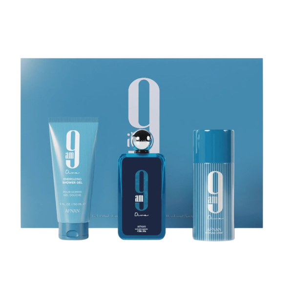 9amdiveset_2.png AFNAN SET 9AM DIVE MEN 3 PCS 3.4 OZ EDP SP/ SHOWER GEL / DEO
