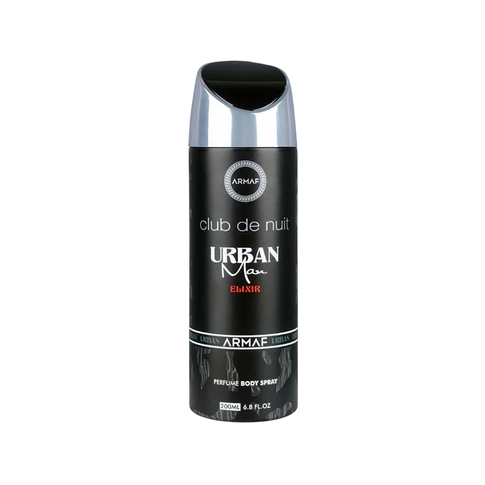 ARMAF BODY SPRAY CLUB DE NUIT URBAN ELIXIR MEN  6.8 OZ.