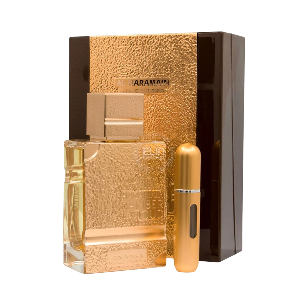 AL HARAMAIN AMBER OUD GOLD 999.9 2.5 OZ EDP SP + ATOMISER