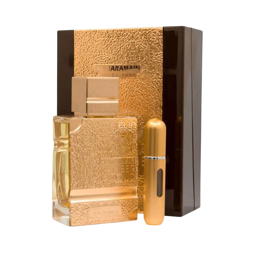 AL HARAMAIN AMBER OUD GOLD 999.9 3.4OZ EDP SP + ATOMISER