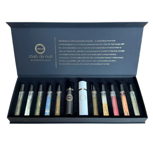 set_clubdenuit_discovery.png ARMAF SET CLUB DE NUIT DISCOVERY 10 PCS 10ML/0.34 OZ EDP SP + 2 ATOMISER CASE