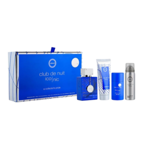 ARMAF SET CLUB DE NUIT ICONIC 4 PCS 3.4 EDP/1.7 OZ BODY SPRAY/ 100ML SHOWER GEL