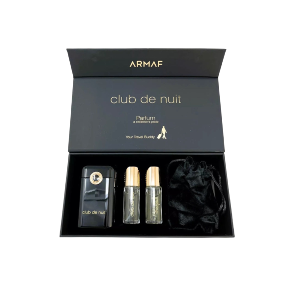 set_clubdenuit_intense_travel.png ARMAF SET CLUB DE NUIT INTENSE MEN EDP TRAVEL BUDDY SET INTENSE + PRECIEUX CASE & POUCH