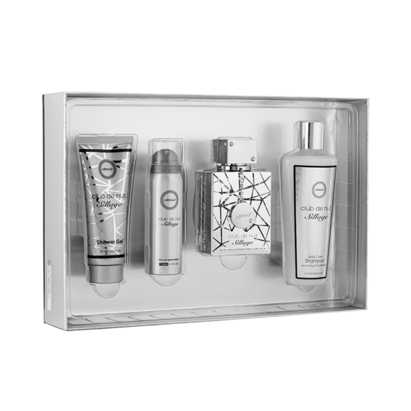 set_clubdenuit_sillage.png ARMAF SET 4 PCS CLUB DE NUIT SILLAGE 3.4 OZ EDP SP