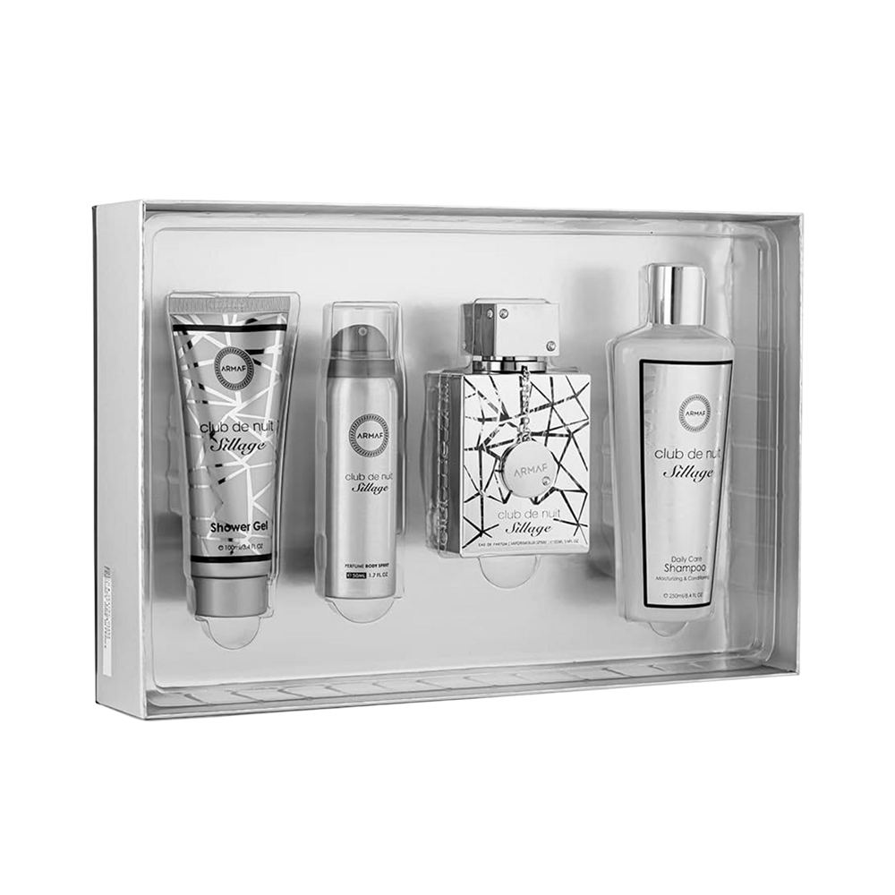 set_clubdenuit_sillage.png ARMAF SET 4 PCS CLUB DE NUIT SILLAGE 3.4 OZ EDP SP