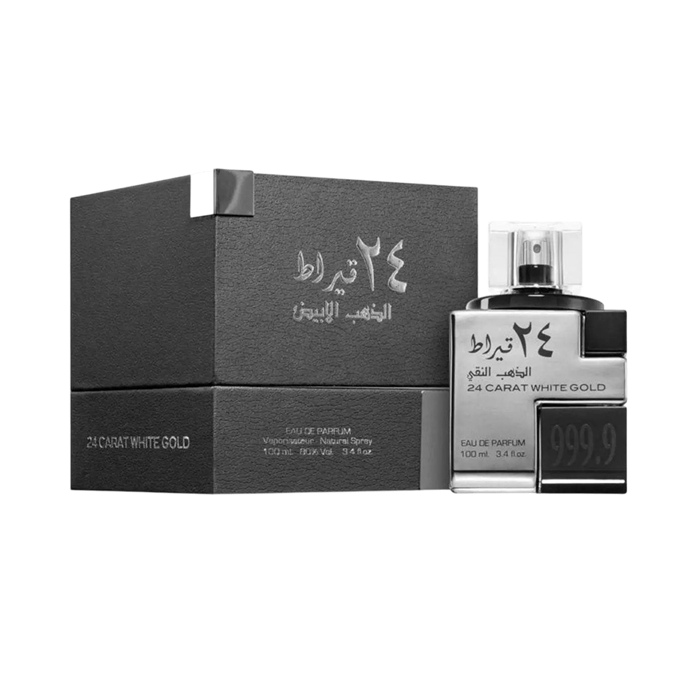LATTAFA 24 CARAT WHITE GOLD UNISEX 3.4 OZ. EDP SP