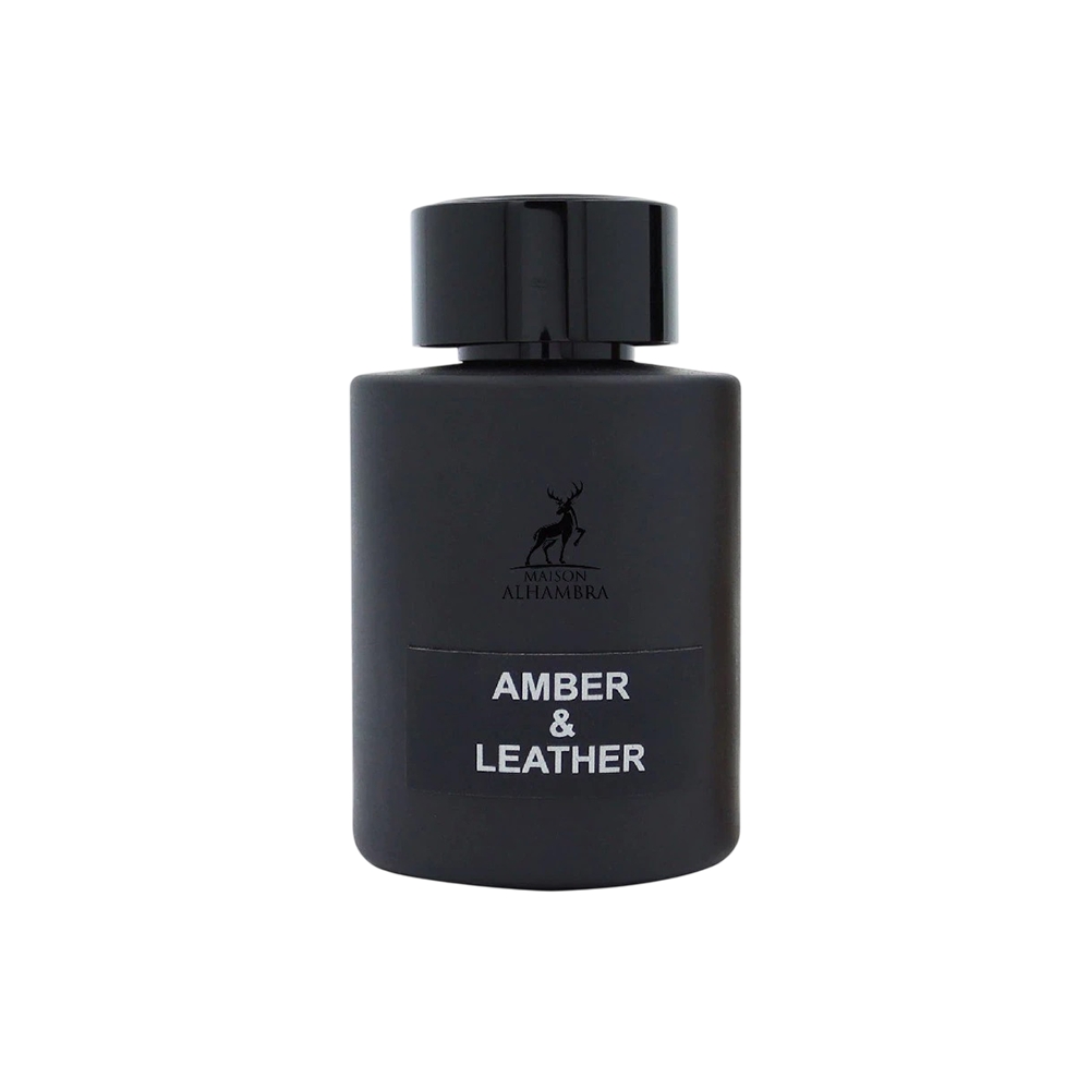MAISON ALHAMBRA AMBER & LEATHER MEN 3.4 OZ EDP SP