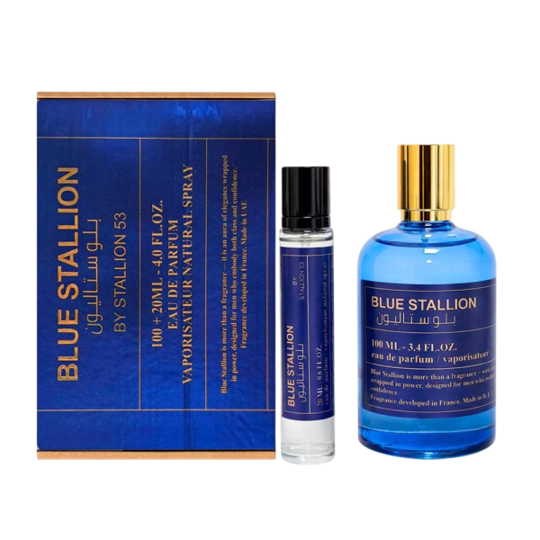blue-stallion-1.png EMPER SET BLUE STALLION MEN 2 PCS 3.4 OZ EDP SP + 0.6 OZ EDP SP