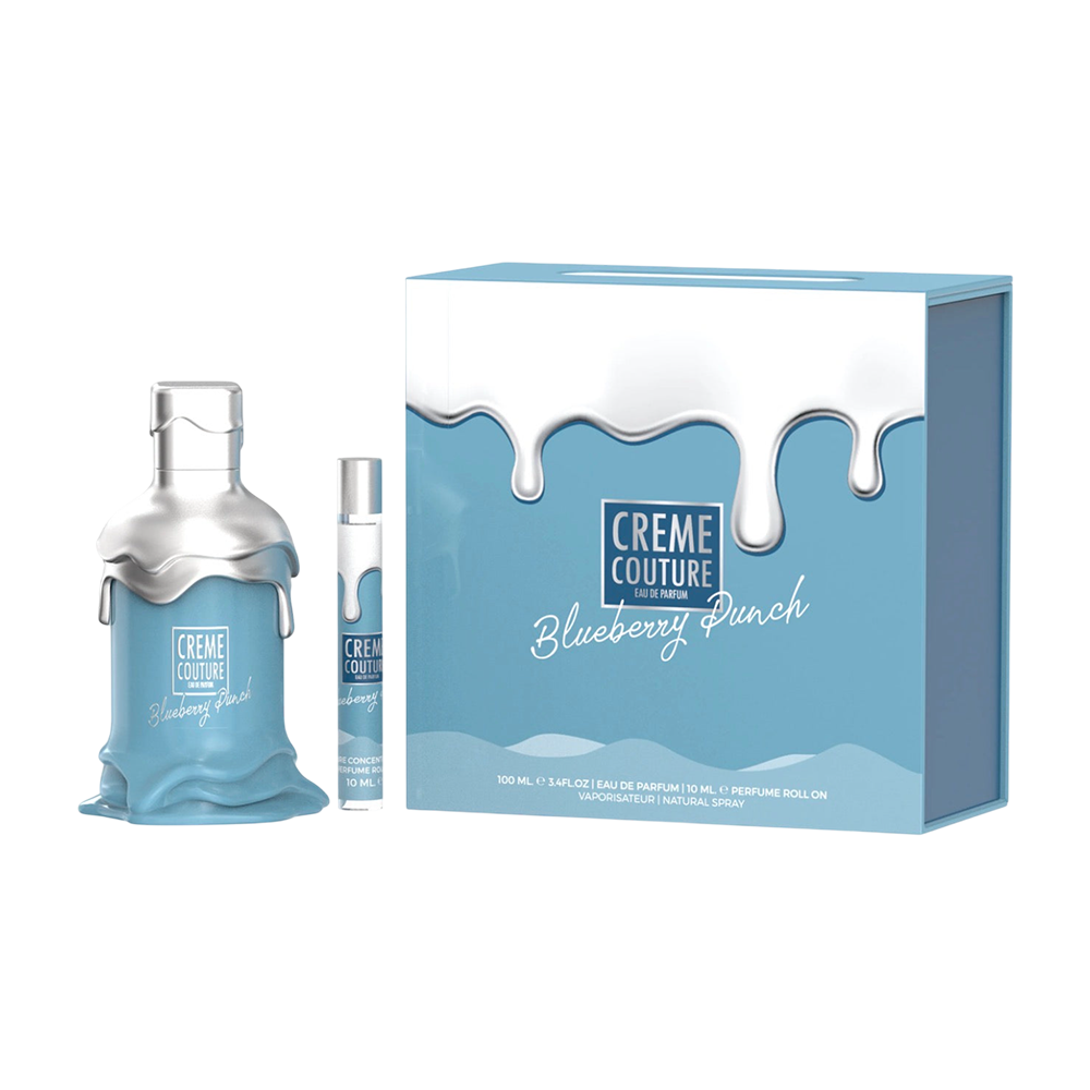 LECHAMEAU BLUEBERRY PUNCH CREME COUTURE UNISEX 3.4 OZ EDP SP 0.33 OZ ROLL ON