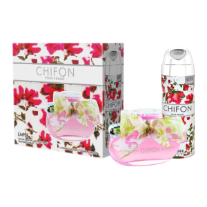 chifon-set-2-pieces.png EMPER SET 2 PCS CHIFON WOMEN 3.4 OZ EDP + 6.7 BODY SP