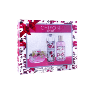 EMPER SET 3 PCS CHIFON 3.4 OZ EDP SP + 8.4 SG + 6.7 BODY SP