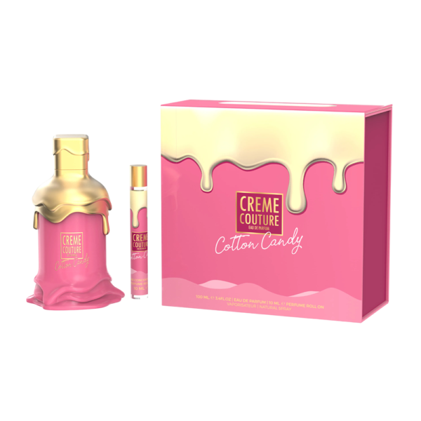 LECHAMEAU CREME COUTURE COTTON CANDY WOMEN 3.4 OZ EDP SP 0.33 OZ ROLL ON