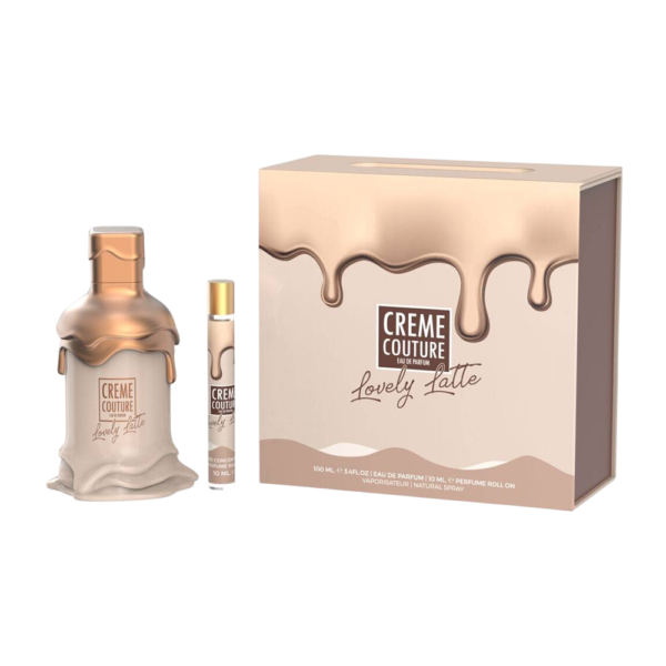 LECHAMEAU CREME COUTURE LOVELY LATTE WOMEN 3.4 OZ EDP SP 0.33 OZ ROLL ON