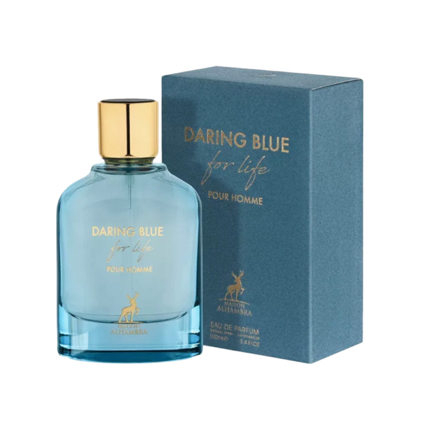MAISON ALHAMBRA DARING FOR LIFE BLUE MEN 3.4 OZ EDP SP