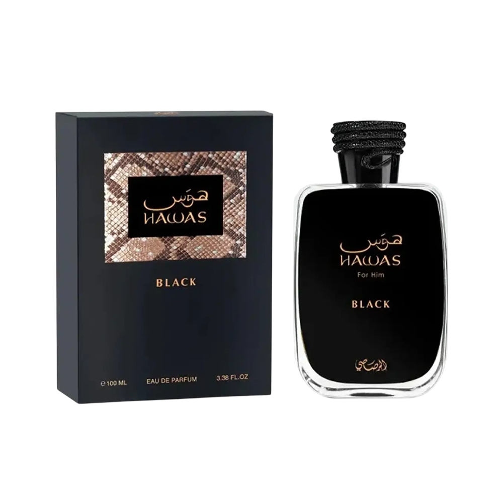 RASASI HAWAS BLACK MEN 3.4 OZ EDP SP