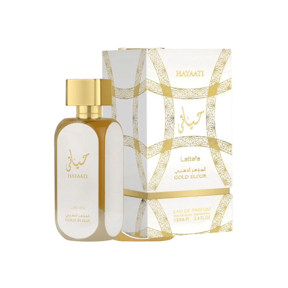 LATTAFA HAYAATI GOLD ELIXIR UNISEX 3.4 OZ. EDP SP
