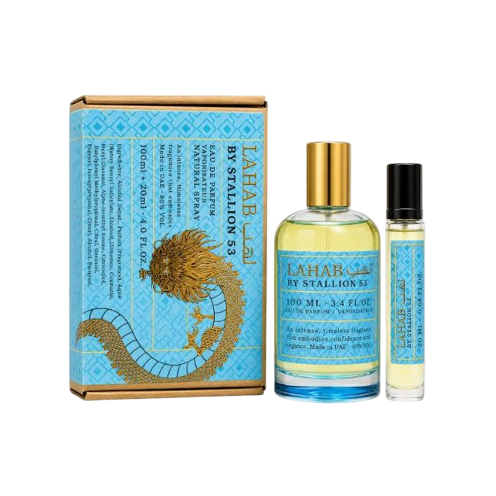 SET EMPER LAHAB BY STALLI UNISEX 3.4 OZ EDP SP /0.68 OZ EDP SP