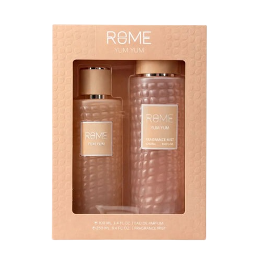 ROME YUM YUM UNISEX 3.4 OZ EDP 2PC SET WITH 8.0 BM