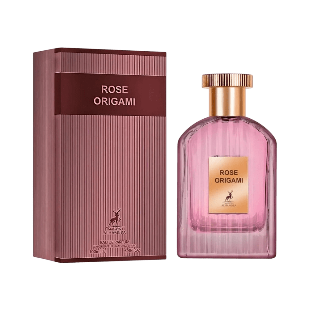 MAISON ALHAMBRA ROSE ORIGAMI 3.4 OZ EDP SP