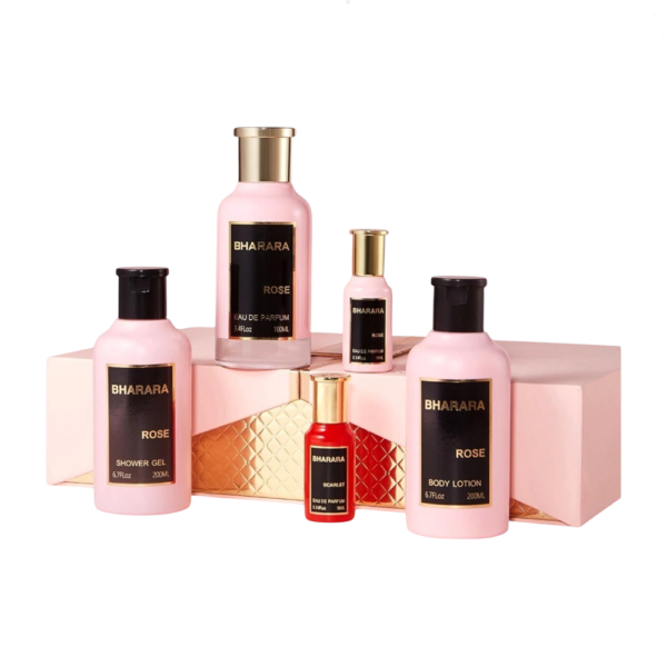 rose_set_5piezas.png BHARARA ROSE 5PC LUXURY GIFT SET 3.4 OZ EDP SP