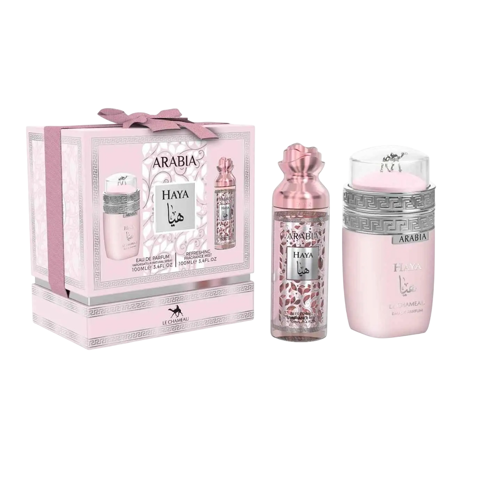 EMPER ARABIA HAYA SET 2PCS 3.4 OZ EDP SP + REFRESHING FRAGRANCE 3.4 OZ EDP SP