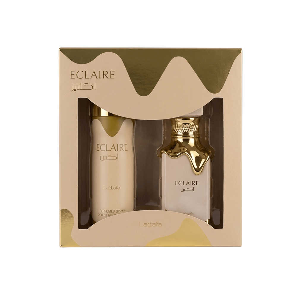 LATTAFA ECLAIRE 2 PCS GIFT SET WITH 3.4 OZ EDP SP