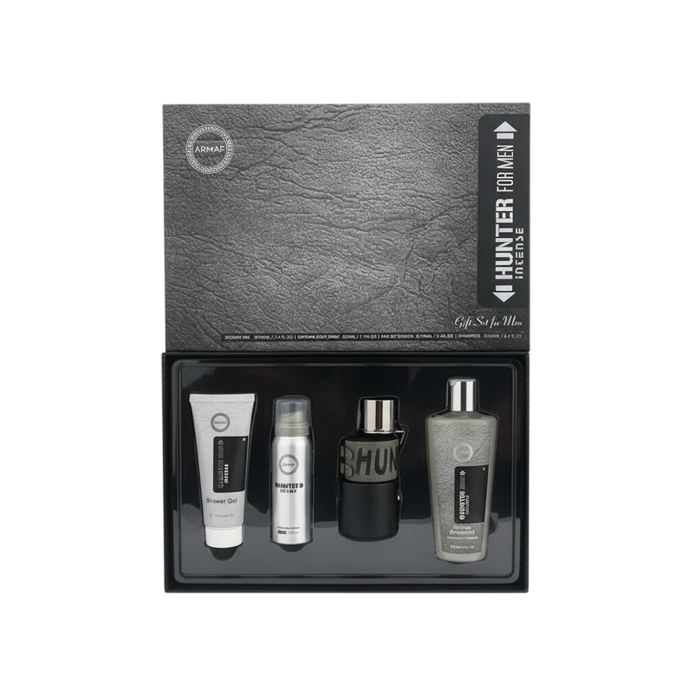 ARMAF SET HUNTER INTENSE 3.4 OZ EDP SP + 4PCS