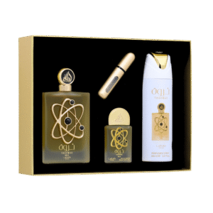 set-tharwah-gold.png LATTAFA PIDE SET THARWAH GOLD 3PCS 3.4 OZ EDP SP