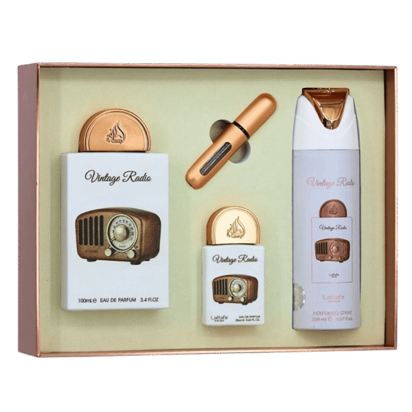 LATTAFA SET VINTAGE RADIO GIFT SET 3PCS