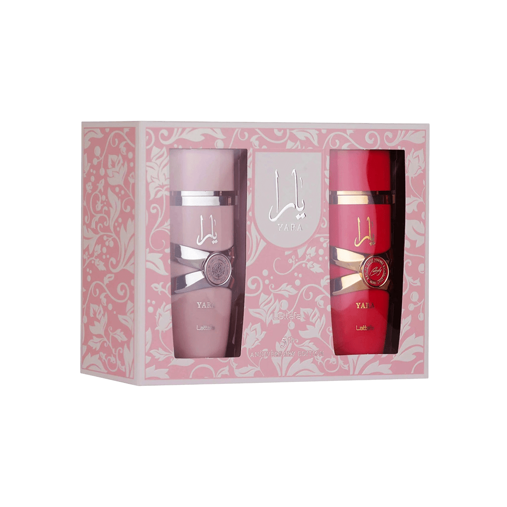 YARA 3.4 OZ EDP + YARA CANDY 3.4 OZ EDP.