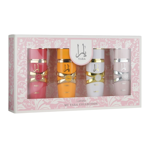 set_yara_mini.png LATTAFA YARA SET MINI COLLECTION ( 4 PC ) 0.17 EDP SP