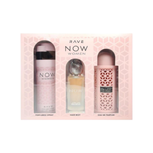 setravenowpink.png LATTAFA SET 3 PCS GIFT SET RAVE NOW PINK WOMEN 3.4 OZ EDP SP