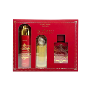setsublime.png LATTAFA SET 3 PCS BADEE AL OUD SUBLIME 3.4 OZ EDP SP + PERFUMED SP + HAIR MIST
