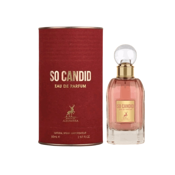 socandid.png MAISON ALHAMBRA SO CANDID WOMEN 3.4 OZ. EDP SP